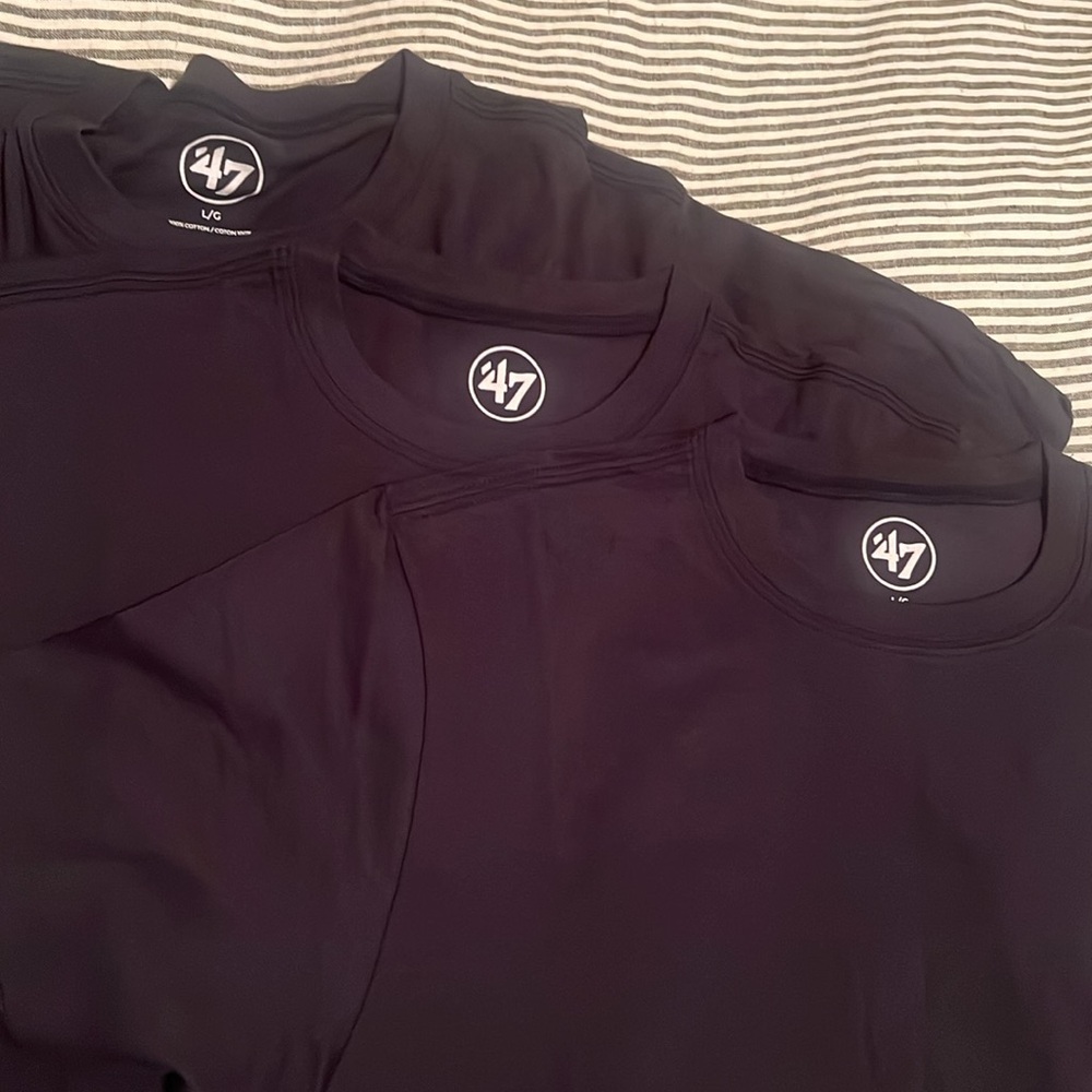 3 shirts total all 3 are 47 Brand short sleeve shirt Navy